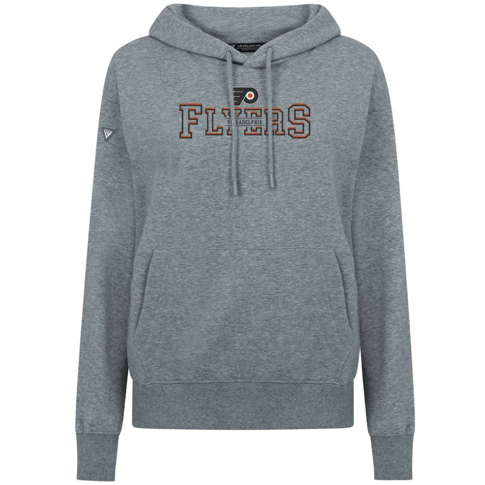 Philadelphia Flyers Levelwear Women's Adorn Journey Pullover Hoodie - Gray - NHL 203146101