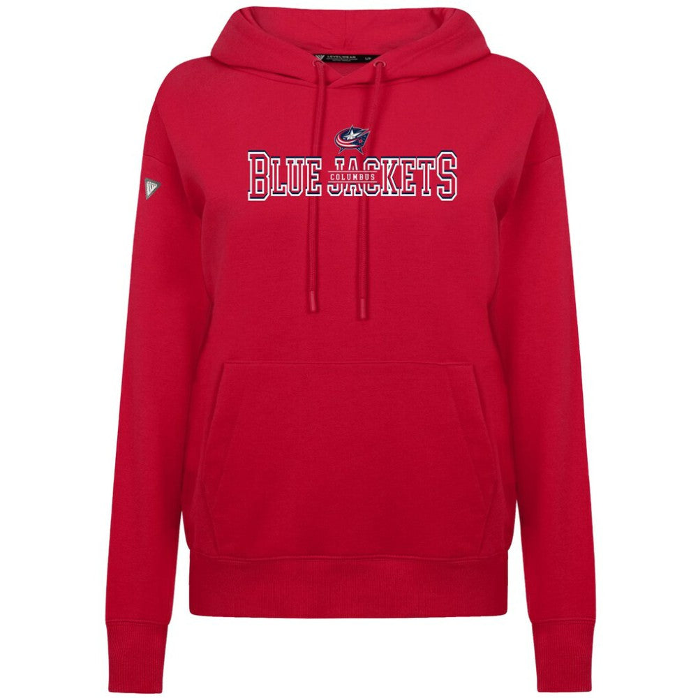 Columbus Blue Jackets Levelwear Women's Adorn Journey Pullover Hoodie - Red - NHL 203146107