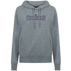 Edmonton Oilers Levelwear Women's Adorn Journey Pullover Hoodie - Gray - NHL 203146108