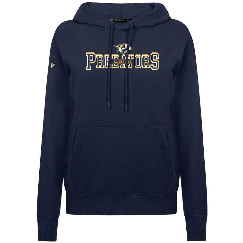 Nashville Predators Levelwear Women's Adorn Journey Pullover Hoodie - Navy - NHL 203146109