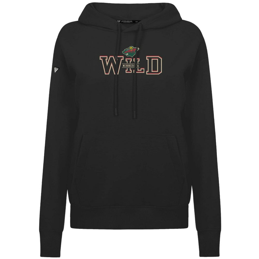 Minnesota Wild Levelwear Women's Adorn Journey Pullover Hoodie - Black - NHL 203146114