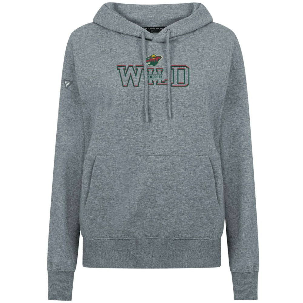 Minnesota Wild Levelwear Women's Adorn Journey Pullover Hoodie - Gray - NHL 203146115
