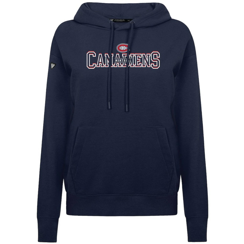 Montreal Canadiens Levelwear Women's Adorn Journey Pullover Hoodie - Navy - NHL 203146116