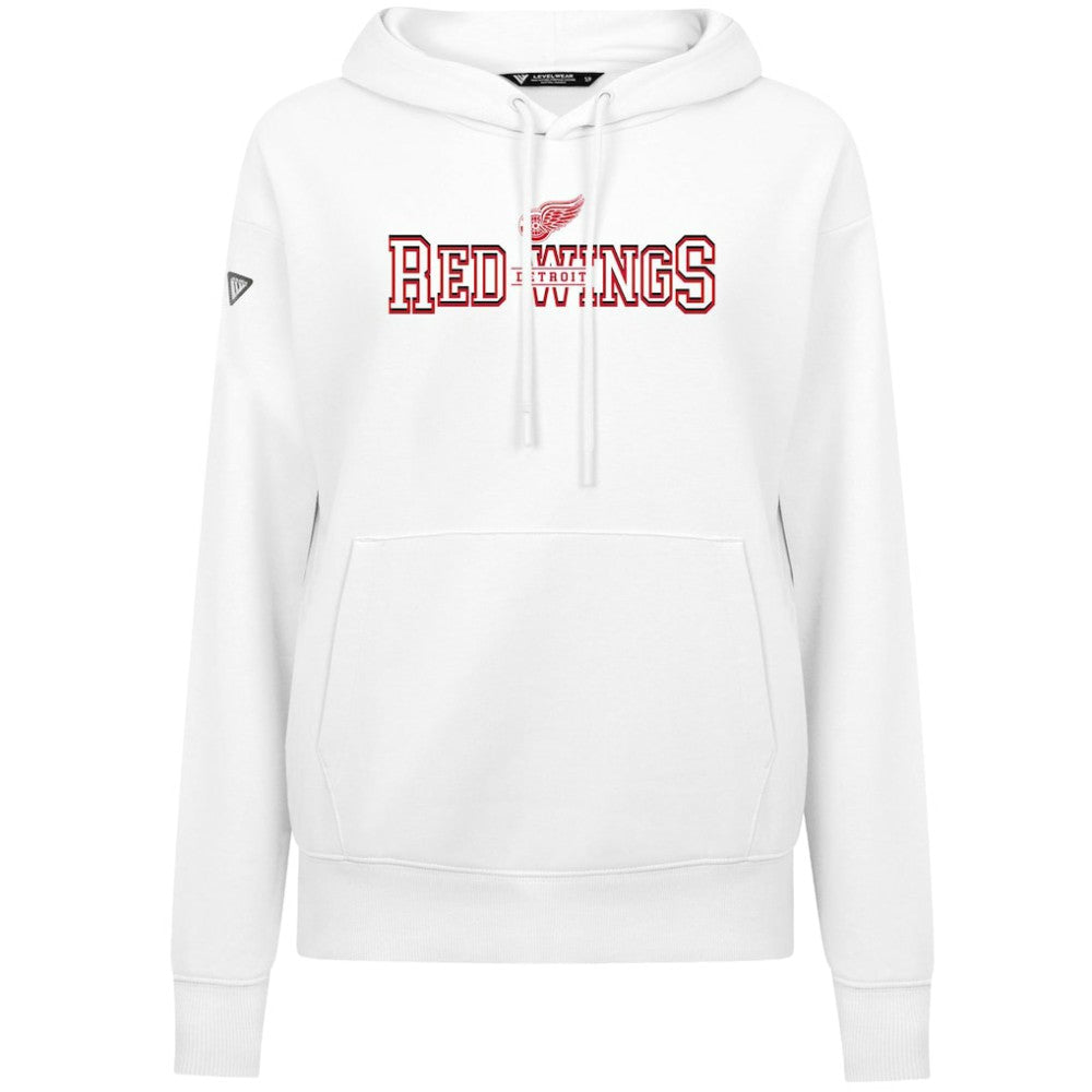 Detroit Red Wings Levelwear Women's Adorn Journey Pullover Hoodie - White - NHL 203146121