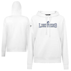 Tampa Bay Lightning Levelwear Women's Adorn Journey Pullover Hoodie - White - NHL 203146124