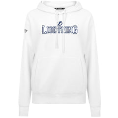 Tampa Bay Lightning Levelwear Women's Adorn Journey Pullover Hoodie - White - NHL 203146124