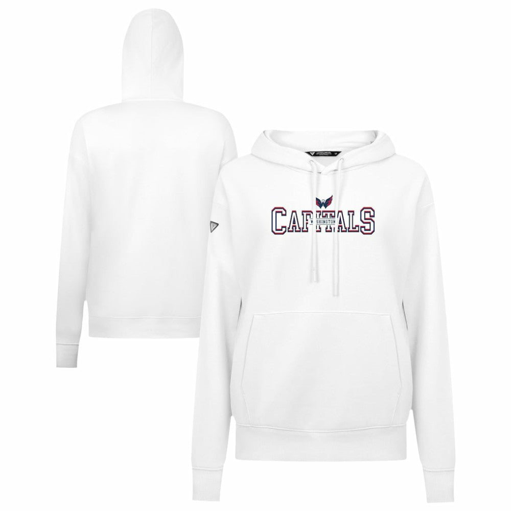 Washington Capitals Levelwear Women's Adorn Journey Pullover Hoodie - White - NHL 203146127