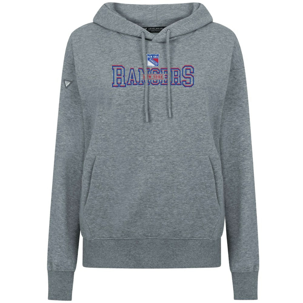 New York Rangers Levelwear Women's Adorn Journey Pullover Hoodie - Gray - NHL 203146135
