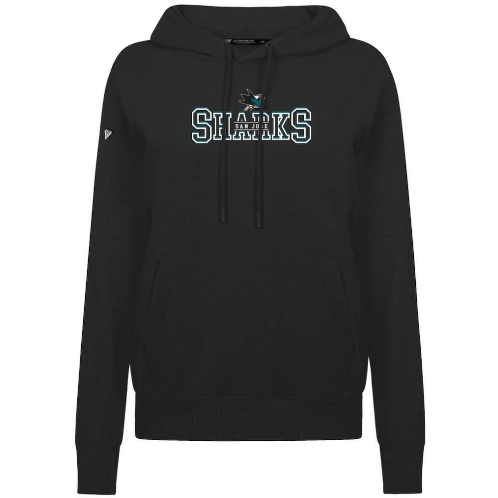San Jose Sharks Levelwear Women's Adorn Journey Pullover Hoodie - Black - NHL 203146138