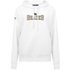 San Jose Sharks Levelwear Women's Adorn Journey Pullover Hoodie - White - NHL 203146139