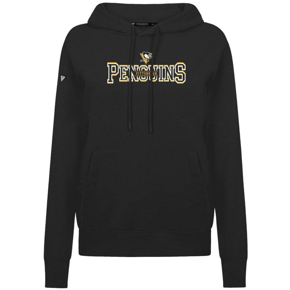 Pittsburgh Penguins Levelwear Women's Adorn Journey Pullover Hoodie - Black - NHL 203146145