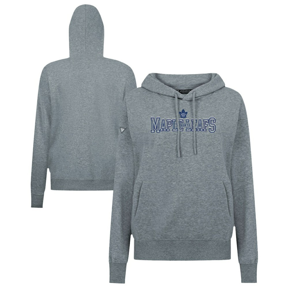 Toronto Maple Leafs Levelwear Women's Adorn Journey Pullover Hoodie - Gray - NHL 203146147