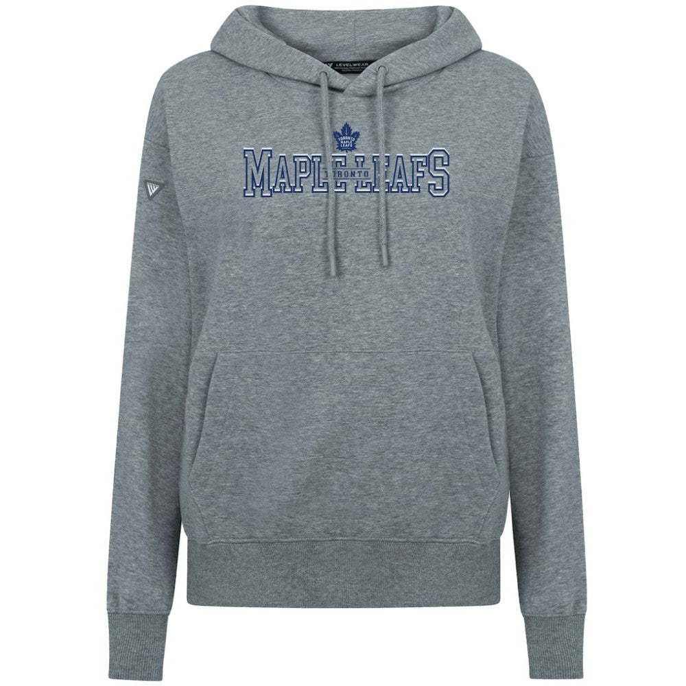 Toronto Maple Leafs Levelwear Women's Adorn Journey Pullover Hoodie - Gray - NHL 203146147