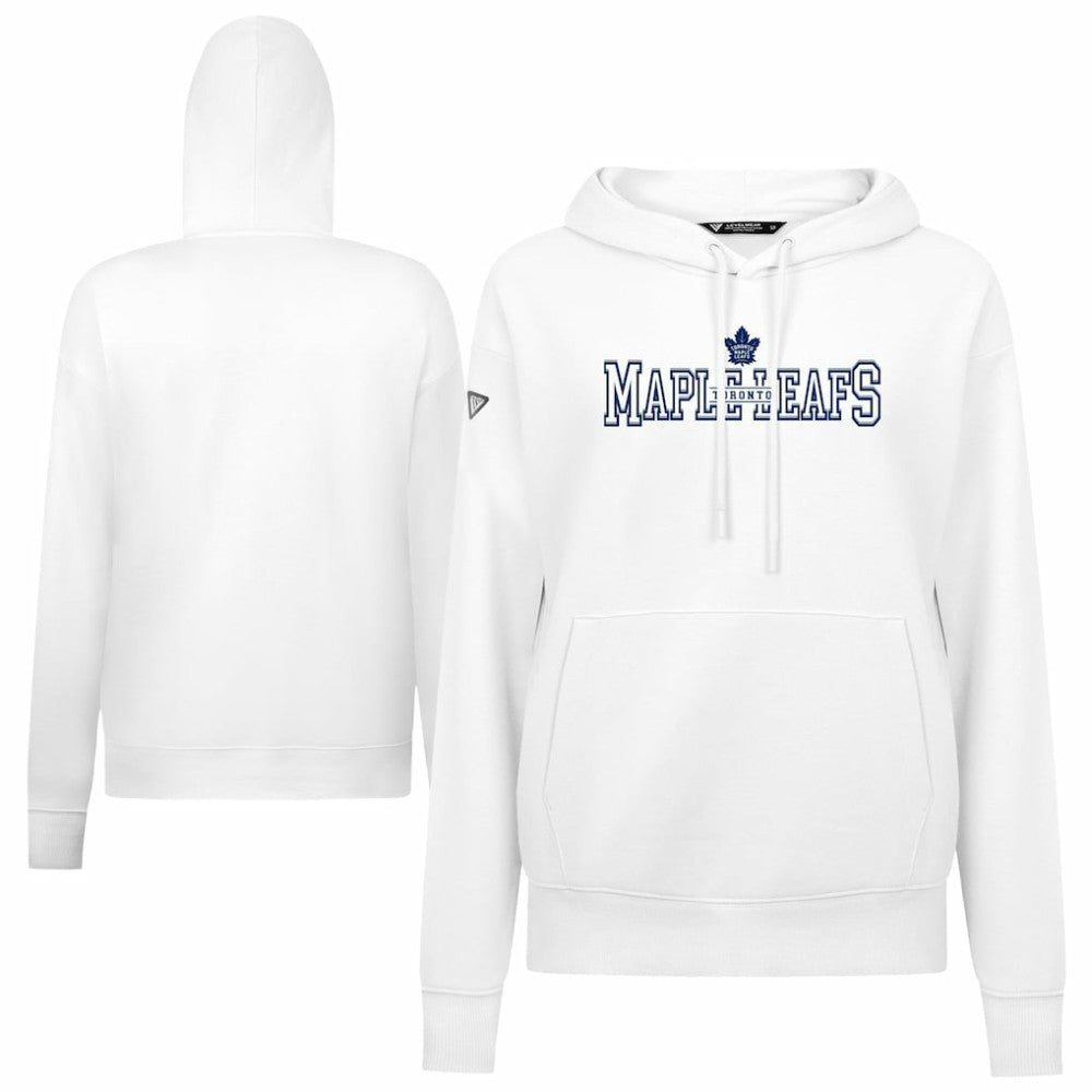 Toronto Maple Leafs Levelwear Women's Adorn Journey Pullover Hoodie - White - NHL 203146149
