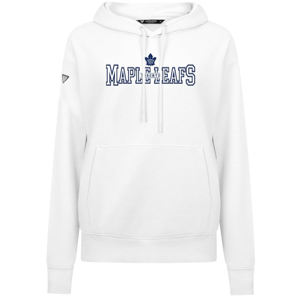Toronto Maple Leafs Levelwear Women's Adorn Journey Pullover Hoodie - White - NHL 203146149