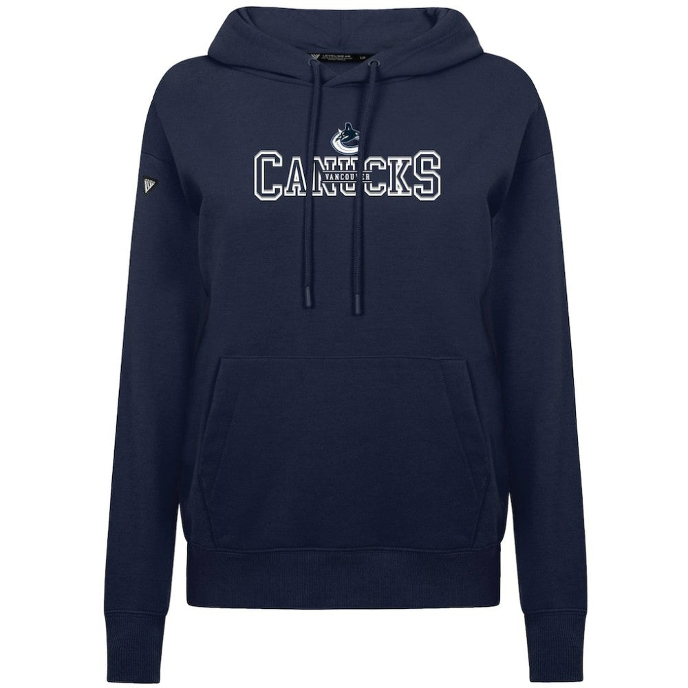 Vancouver Canucks Levelwear Women's Adorn Journey Pullover Hoodie - Navy - NHL 203146151