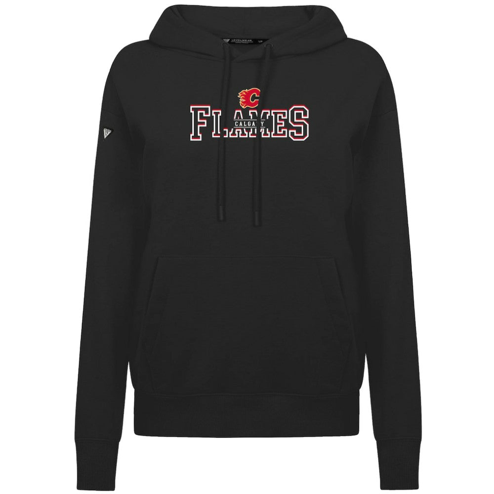 Calgary Flames Levelwear Women's Adorn Journey Pullover Hoodie - Black - NHL 203146157
