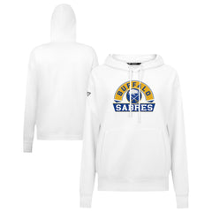 Buffalo Sabres Levelwear Women's Adorn Banner Arch Pullover Hoodie - White - NHL 203146158
