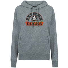 Anaheim Ducks Levelwear Women's Adorn Banner Arch Pullover Hoodie - Gray - NHL 203146163