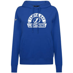 Tampa Bay Lightning Levelwear Women's Adorn Banner Arch Pullover Hoodie - Royal - NHL 203146168