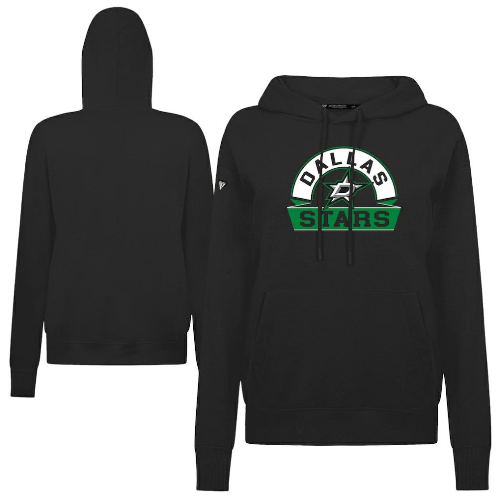 Dallas Stars Levelwear Women's Adorn Banner Arch Pullover Hoodie - Black - NHL 203146172