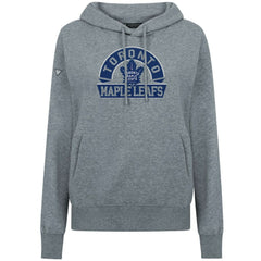 Toronto Maple Leafs Levelwear Women's Adorn Banner Arch Pullover Hoodie - Gray - NHL 203146206
