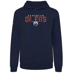 Edmonton Oilers Levelwear Podium Carve Pullover Hoodie - Navy - NHL 203146372