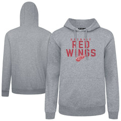 Detroit Red Wings Levelwear Podium Carve Pullover Hoodie - Gray - NHL 203146375