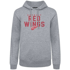 Detroit Red Wings Levelwear Podium Carve Pullover Hoodie - Gray - NHL 203146375
