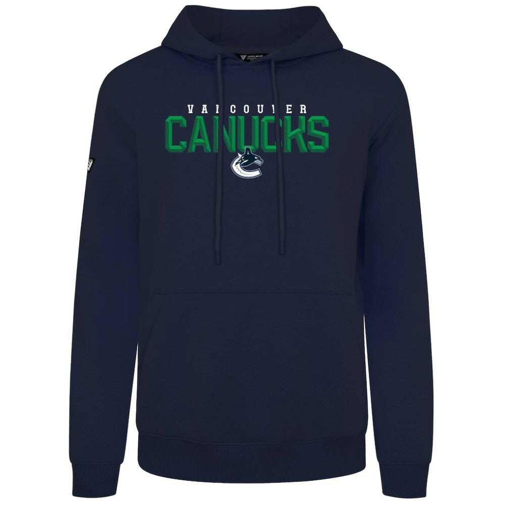 Vancouver Canucks Levelwear Podium Carve Pullover Hoodie - Navy - NHL 203146382