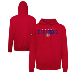 Montreal Canadiens Levelwear Podium Carve Pullover Hoodie - Red - NHL 203146385