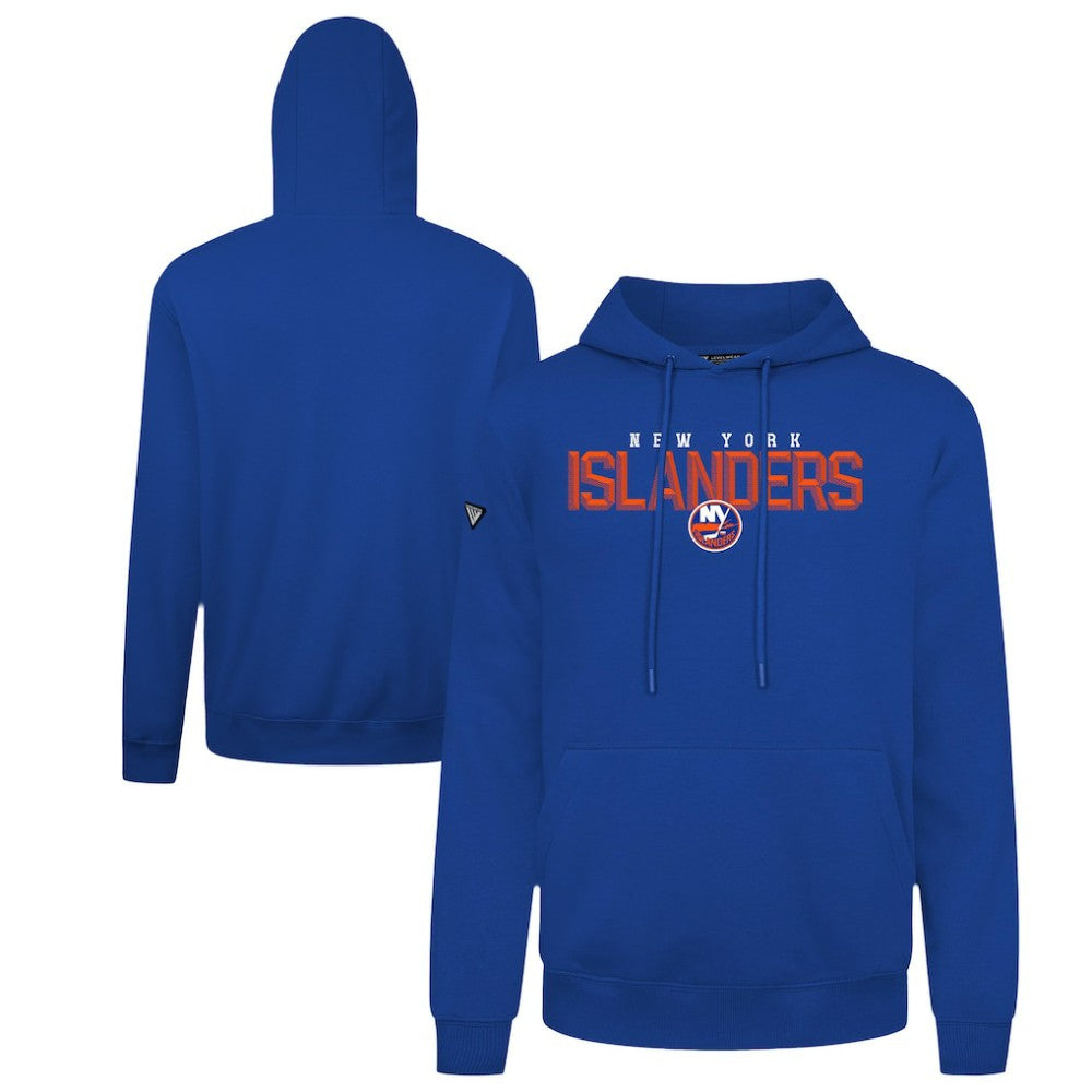 New York Islanders Levelwear Podium Carve Pullover Hoodie - Royal - NHL 203146386