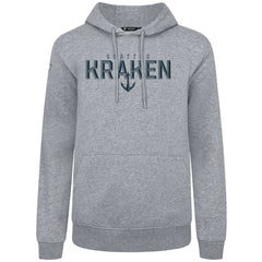 Seattle Kraken Levelwear Podium Carve Pullover Hoodie - Gray - NHL 203146393