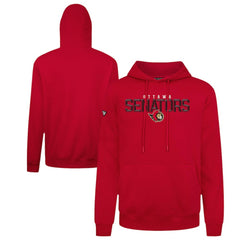 Ottawa Senators Levelwear Podium Carve Pullover Hoodie - Red - NHL 203146394