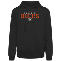 Anaheim Ducks Levelwear Podium Carve Pullover Hoodie - Black - NHL 203146395