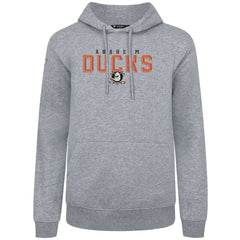 Anaheim Ducks Levelwear Podium Carve Pullover Hoodie - Gray - NHL 203146396