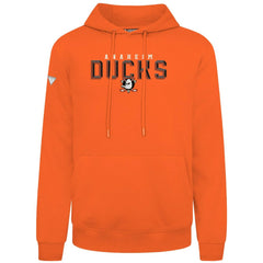 Anaheim Ducks Levelwear Podium Carve Pullover Hoodie - Orange - NHL 203146397