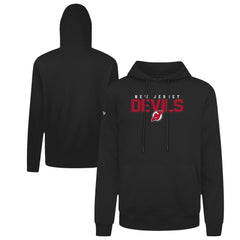 New Jersey Devils Levelwear Podium Carve Pullover Hoodie - Black - NHL 203146401