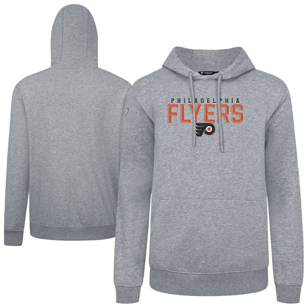 Philadelphia Flyers Levelwear Podium Carve Pullover Hoodie - Gray - NHL 203146404