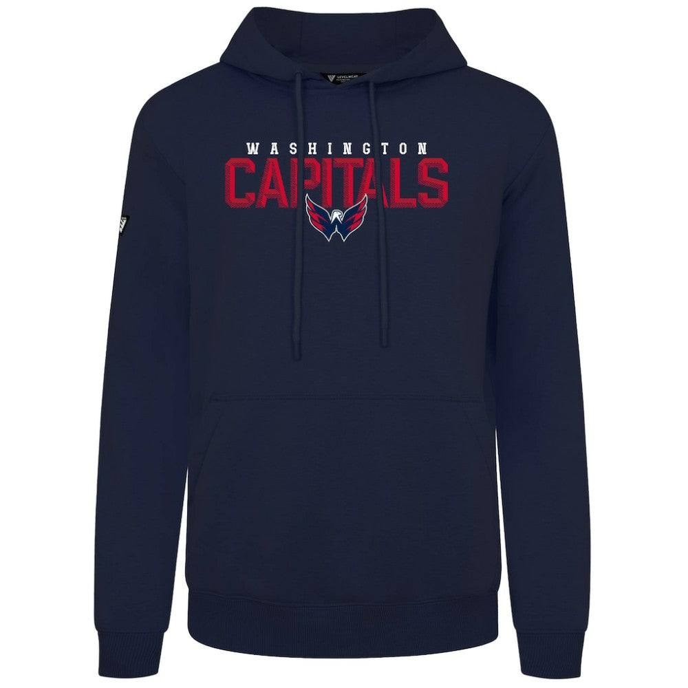 Washington Capitals Levelwear Podium Carve Pullover Hoodie - Navy - NHL 203146412