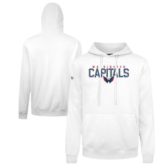 Washington Capitals Levelwear Podium Carve Pullover Hoodie - White - NHL 203146413