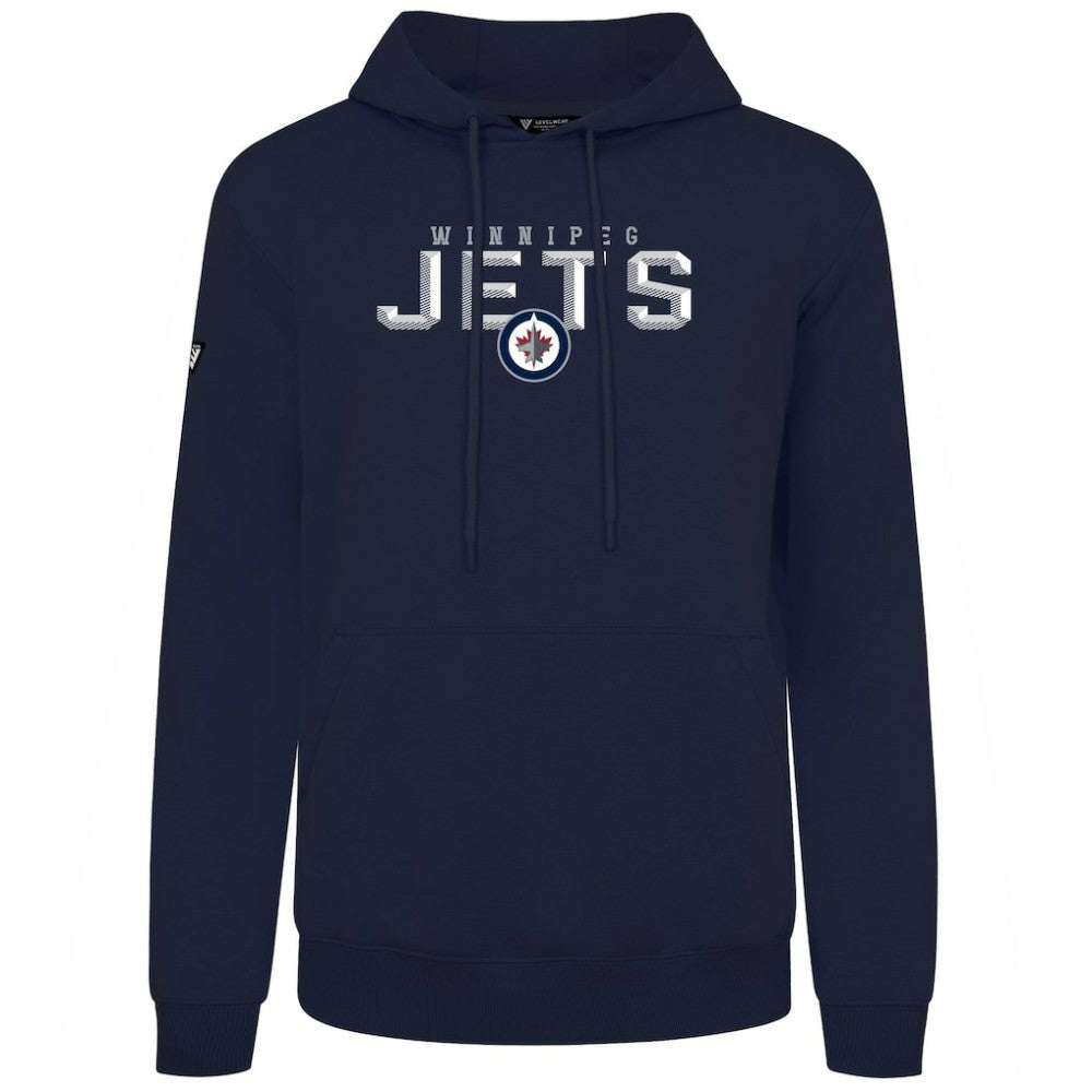 Winnipeg Jets Levelwear Podium Carve Pullover Hoodie - Navy - NHL 203146417