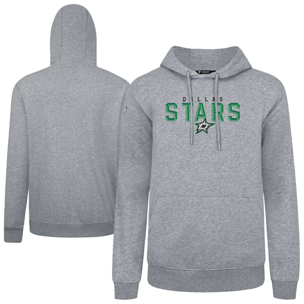 Dallas Stars Levelwear Podium Carve Pullover Hoodie - Gray - NHL 203146418