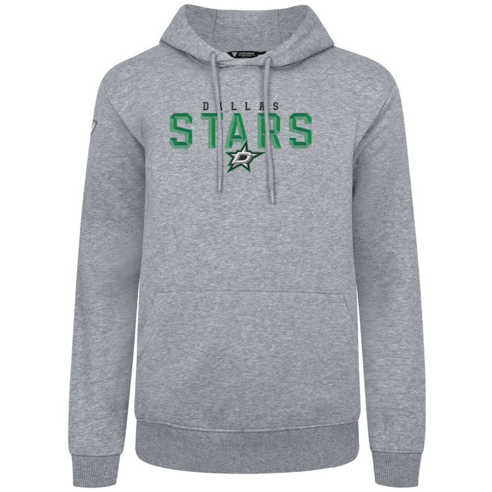 Dallas Stars Levelwear Podium Carve Pullover Hoodie - Gray - NHL 203146418
