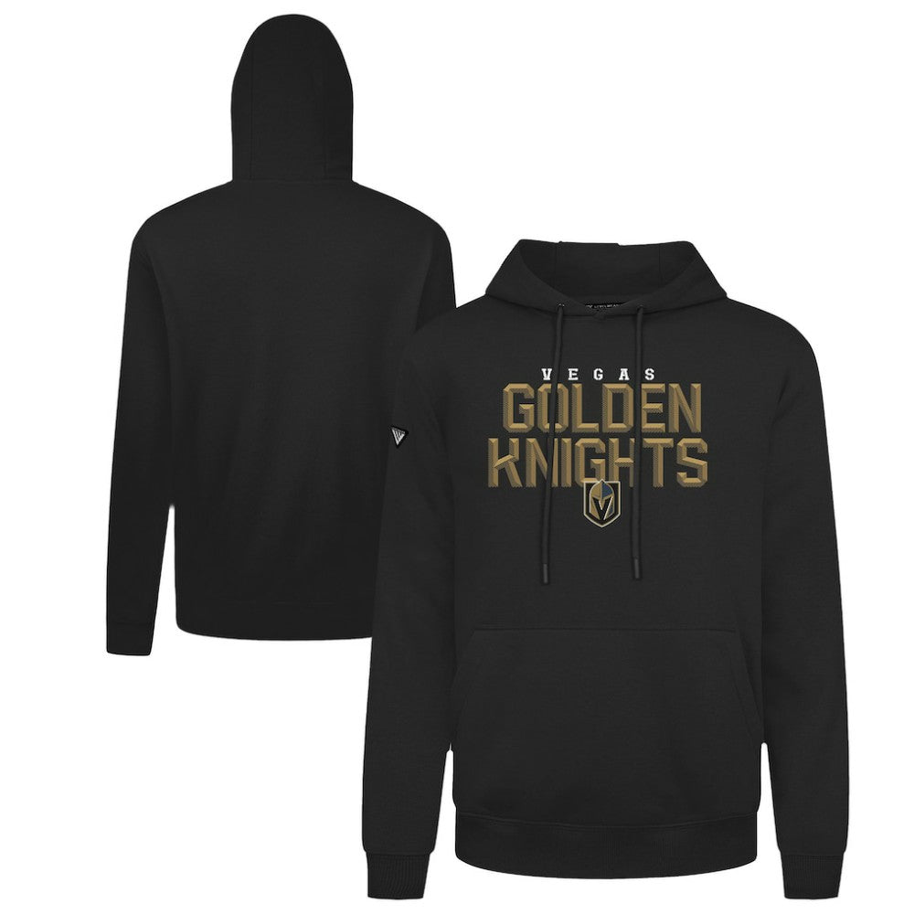 Vegas Golden Knights Levelwear Podium Carve Pullover Hoodie - Black - NHL 203146419