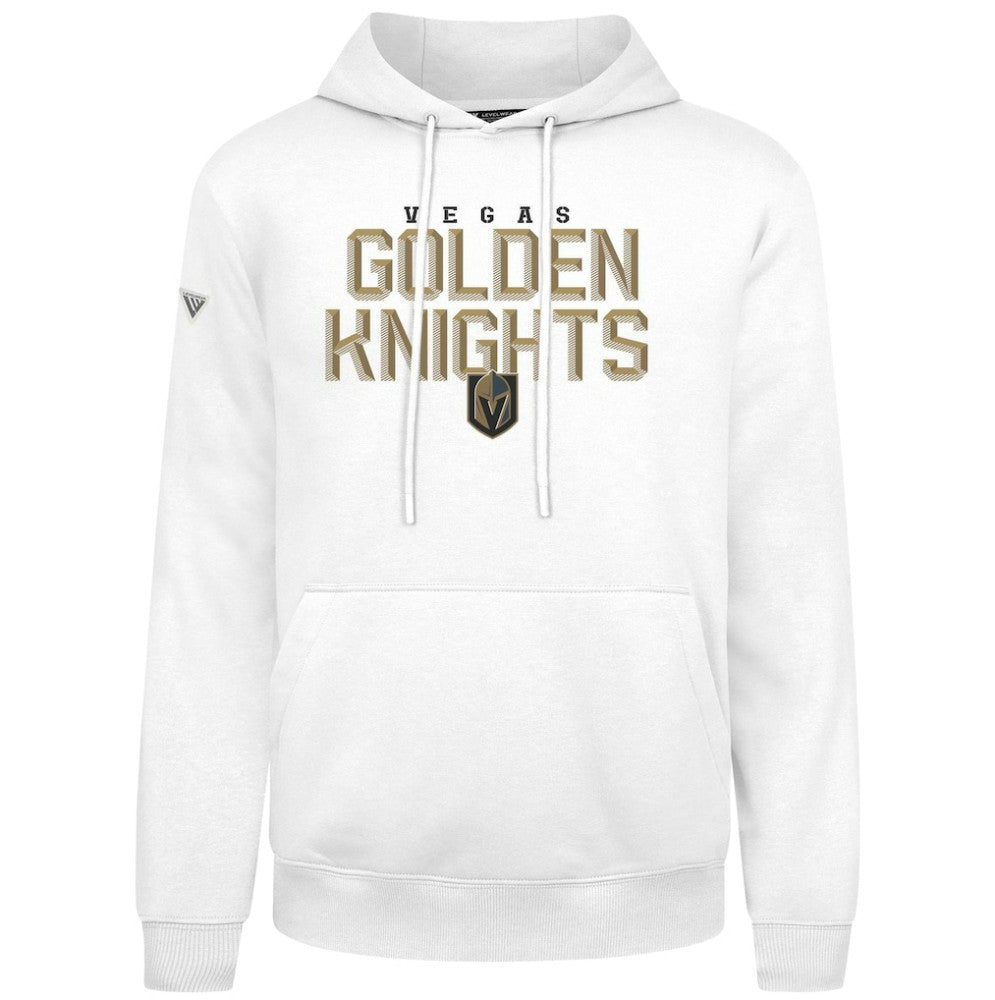 Vegas Golden Knights Levelwear Podium Carve Pullover Hoodie - White - NHL 203146421