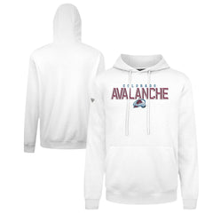 Colorado Avalanche Levelwear Podium Carve Pullover Hoodie - White - NHL 203146422