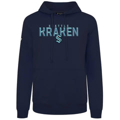 Seattle Kraken Levelwear Podium Carve Pullover Hoodie - Navy - NHL 203146423