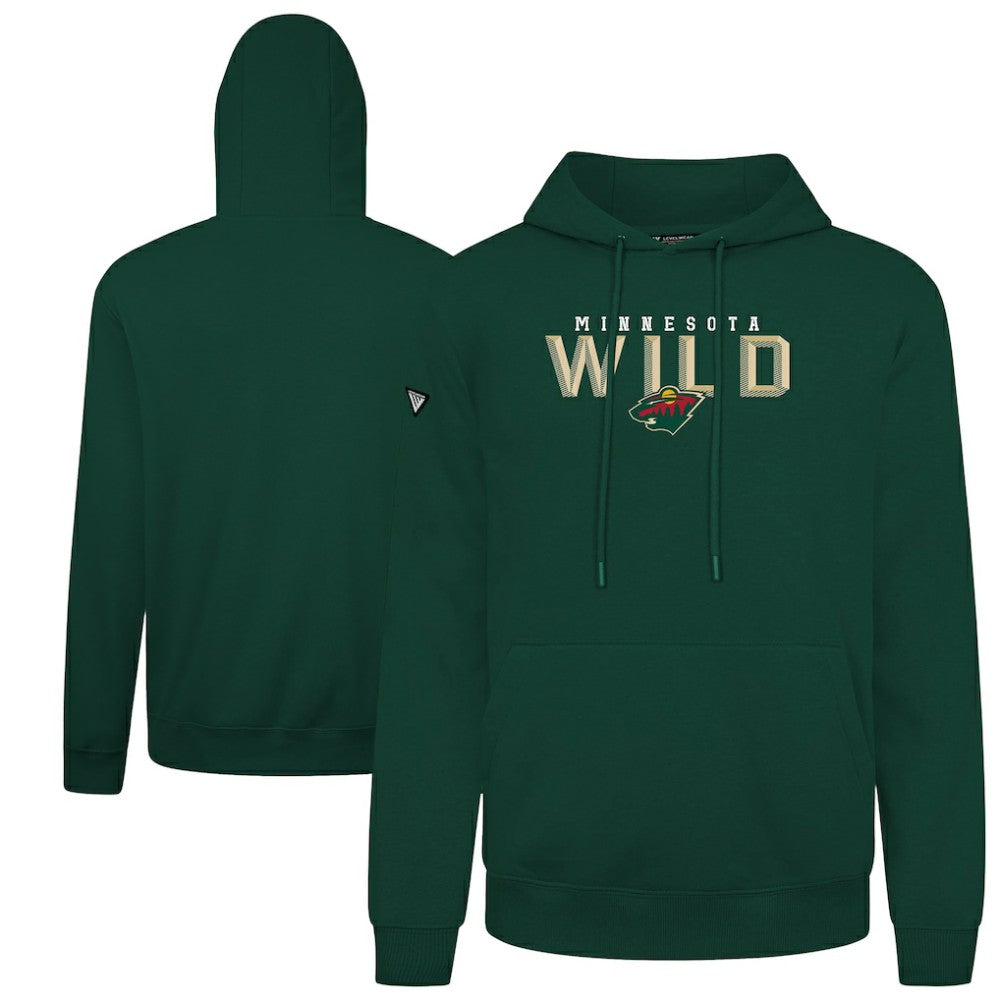 Minnesota Wild Levelwear Podium Carve Pullover Hoodie - Green - NHL 203146426