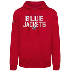 Columbus Blue Jackets Levelwear Podium Carve Pullover Hoodie - Red - NHL 203146430